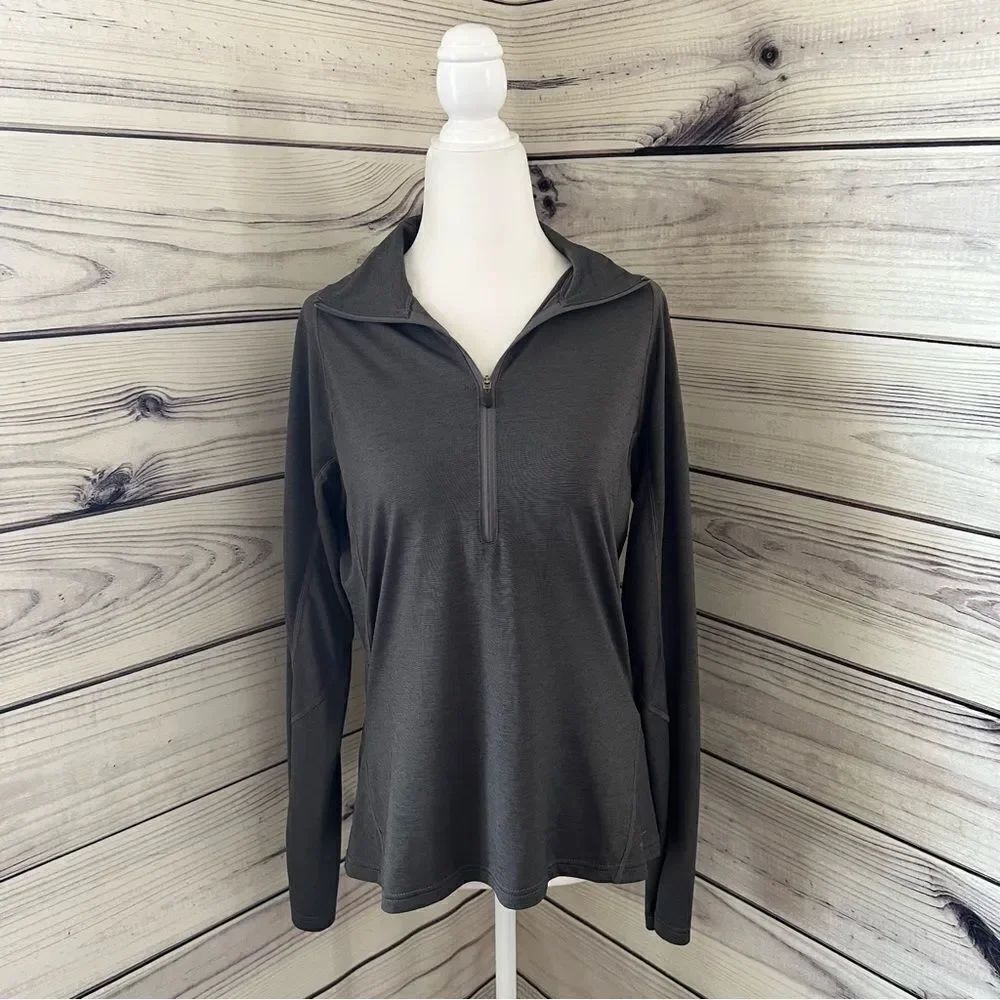 Columbia Titanium Omni-Shade Grey Quarter Zip Pullover